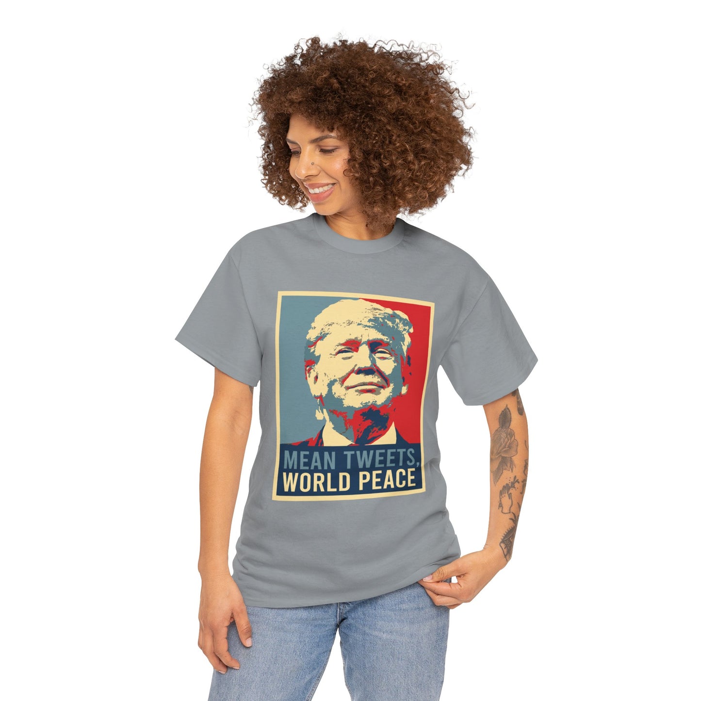 Trump Mean Tweets World Peace T-Shirt