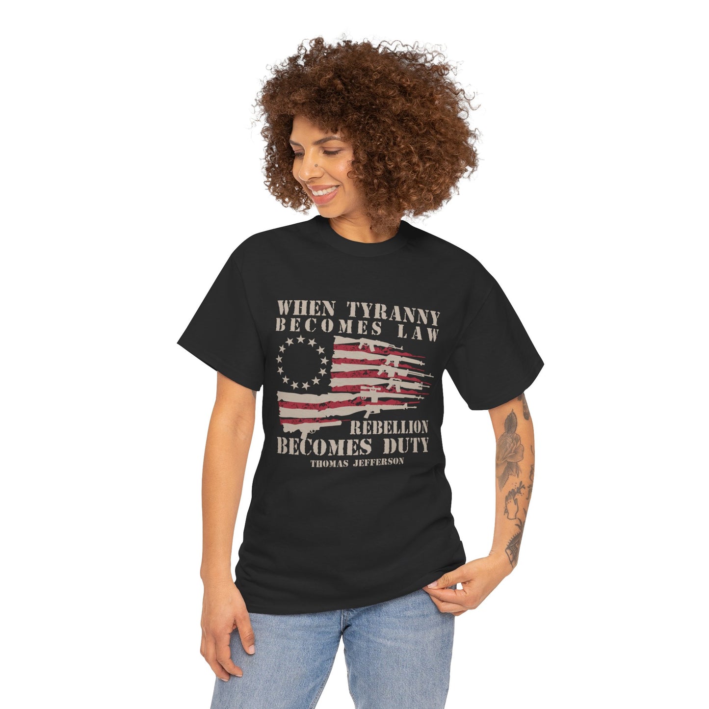 When Tyranny Becomes Law | Rebellion Becomes Duty T-Shirt