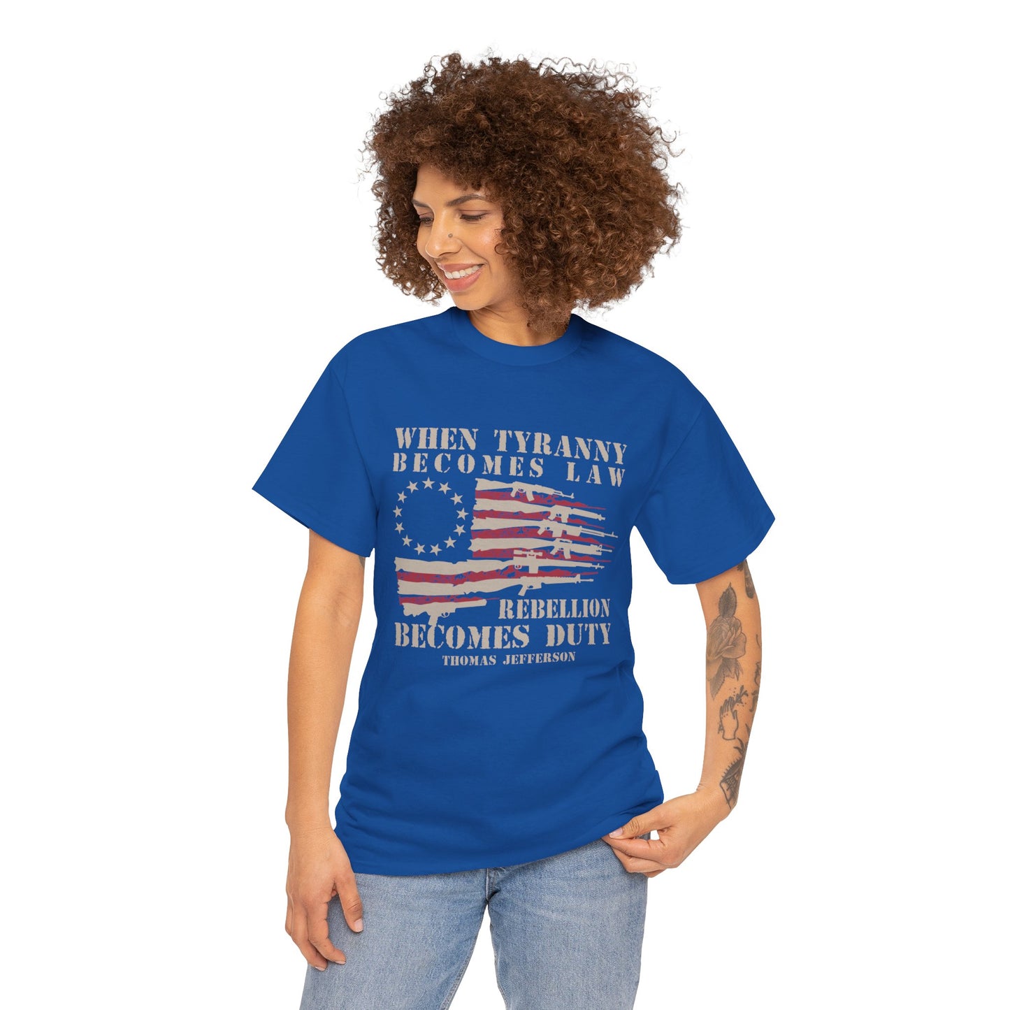 When Tyranny Becomes Law | Rebellion Becomes Duty T-Shirt