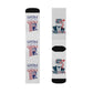 Cool Trump Fight, Fight, Fight For 'Merica Sublimation Socks