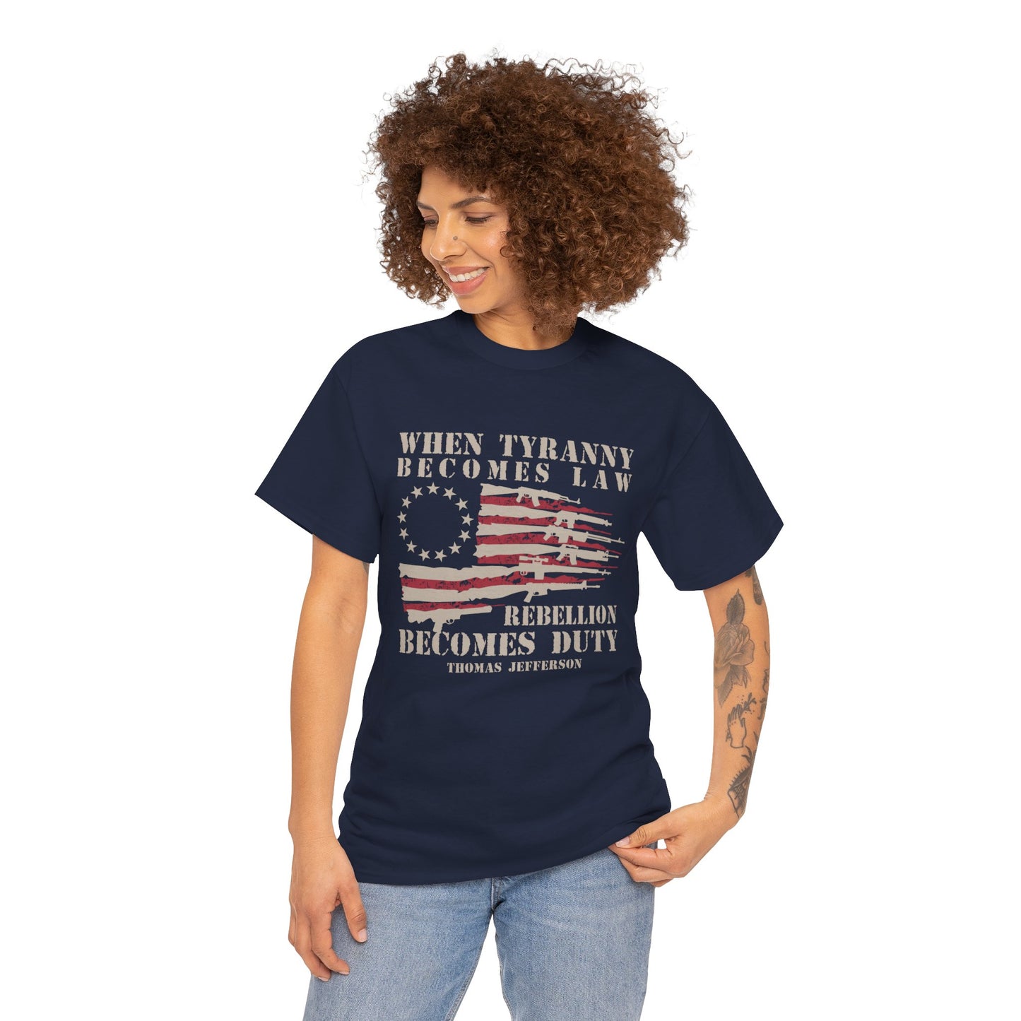 When Tyranny Becomes Law | Rebellion Becomes Duty T-Shirt